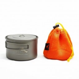 Toaks Light Titanium 700ml D115 Pot mit Packsack