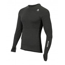 Aclima Warmwool Hooded Sweater Man Schwarz