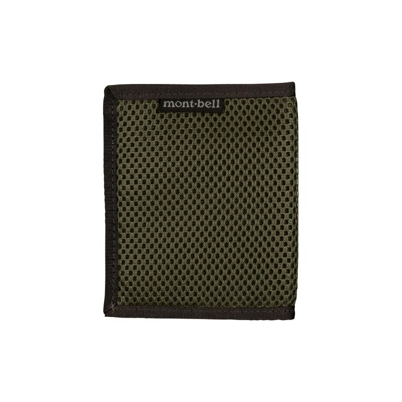 Montbell Slim Wallet Mesh oliv Montbell Slim Wallet Mesh oliv