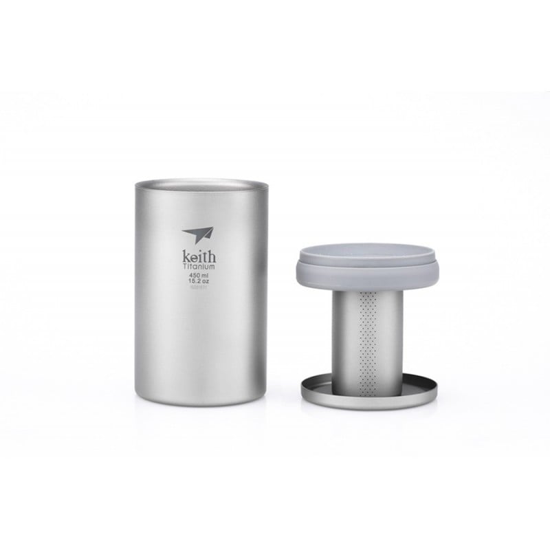 Keith Titanium Teebecher mit Teefilter