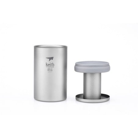 Keith Titanium Teebecher mit Teefilter Keith Titanium Teebecher mit Teefilter