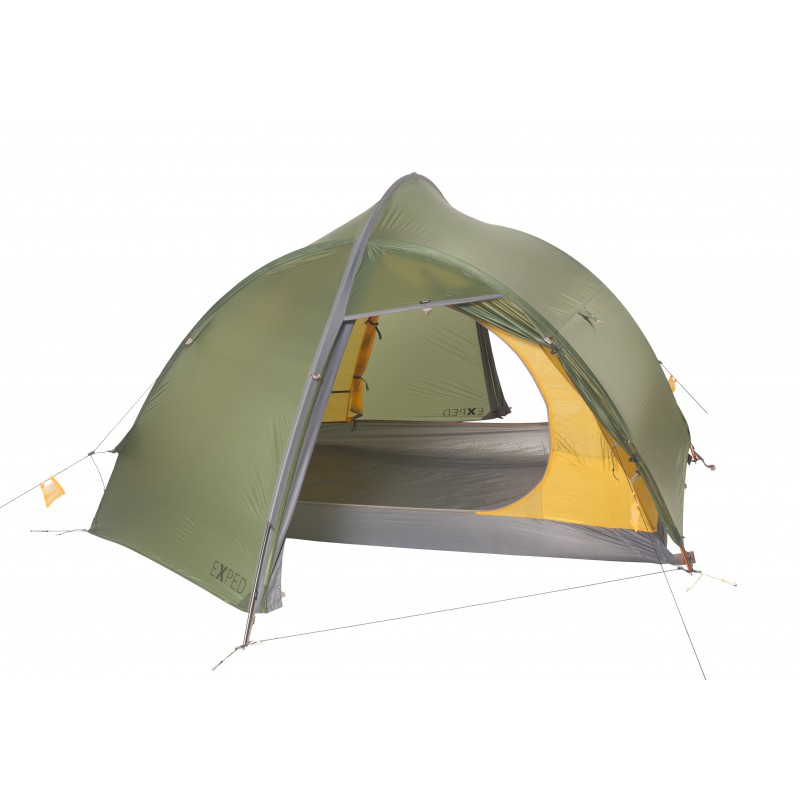 Exped Orion 3 UL Zelt mit geöffneten Türen Exped Orion 3 UL Zelt mit geöffneten Türen