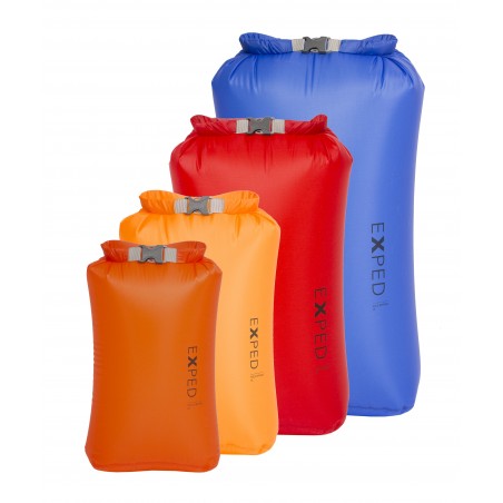 Exped Fold Drybag UL 4 Pack bestehend aus den Größen XS bis L Exped Fold Drybag UL 4 Pack bestehend aus den Größen XS bis L
