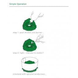 Clikstand S-2G Kocherstand - simple Handhabung