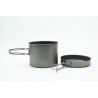 TOAKS Titanium 1300ml Pot und Pfanne nebeneinander