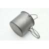 Toaks Titanium 1100ml Pot mit ausgeklappten Griffen