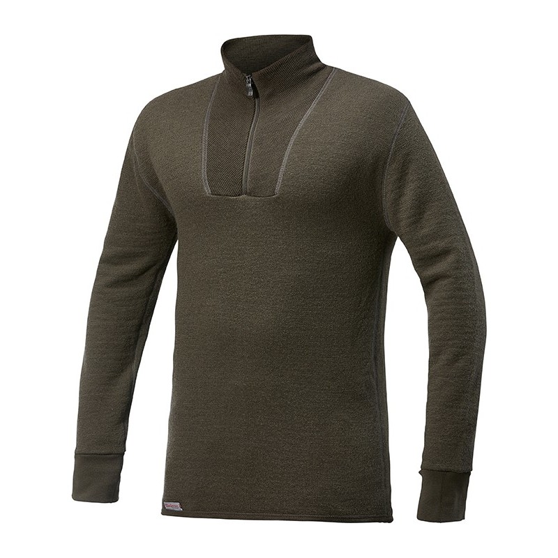 Woolpower Turtleneck 200 Unisex in einem schicken Pine Green Woolpower Turtleneck 200 Unisex in einem schicken Pine Green
