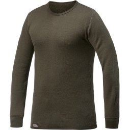 Woolpower Crewneck 200 Wollpullover in einem dezenten Grün - Pine Green