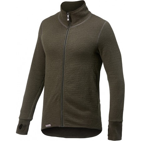 Woolpower Full Zip Jacket 400 im Bushcraft Grün Woolpower Full Zip Jacket 400 im Bushcraft Grün