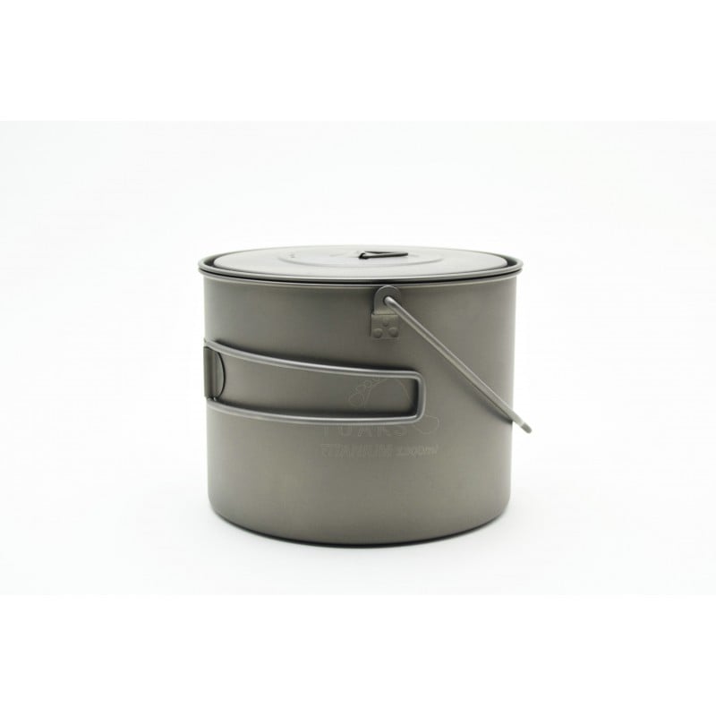 Toaks Titanium 1300ml Pot mit Henkel Toaks Titanium 1300ml Pot mit Henkel