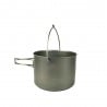 Toaks Titanium 1600ml Pot mit Henkel und Griff ausgeklappt