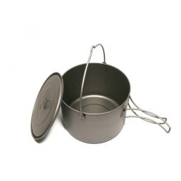 Toaks Titanium 1600ml Pot mit Henkel von oben