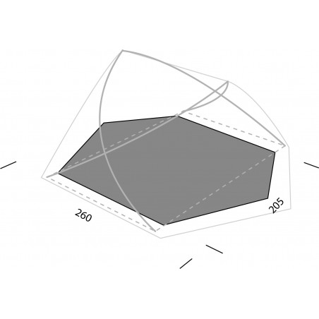 Exped Footprints Vela 1 UL / Extreme Exped Footprints Vela 1 UL / Extreme
