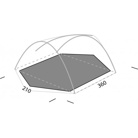 Exped Footprints Vela 1 UL / Extreme Exped Footprints Vela 1 UL / Extreme