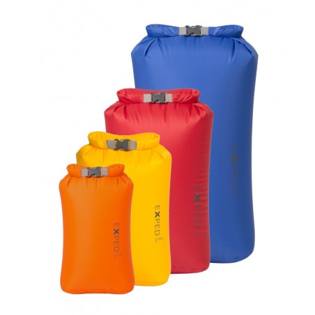 Exped Fold Drybag BS 4 Pack komplett Ansicht Exped Fold Drybag BS 4 Pack komplett Ansicht