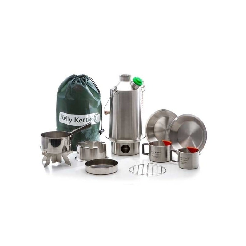 Kelly Kettle Ultimate Base Camp Kit Edelstahl