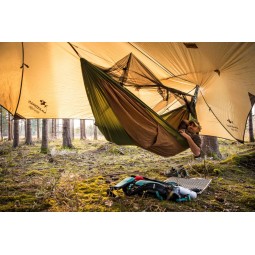 Amazonas Adventure Wing Tarp Aufbau Variante Hängematte