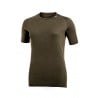 Woolpower Lite Merino T-Shirt Unisex oliv weibliches Model