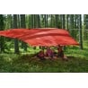 Hilleberg Tarp 20 UL Rot als Dach für das Familienpicknick