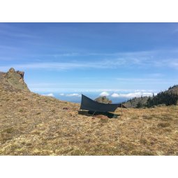 Hilleberg Tarp 5 Grün im Einsatz