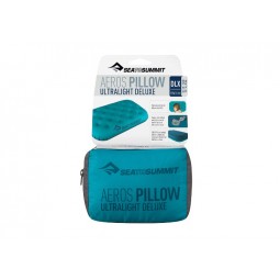 Aeros Ultralight Pillow Deluxe Packmaß im Größenvergleich