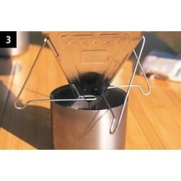 Snow Peak Folding Coffee Drip Anleitung Schritt 3