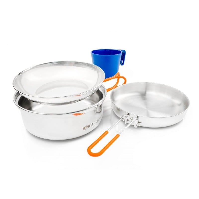 GSI Glacier Stainless 1 Person Mess Kit