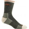 Darn Tough Hiker Micro Crew Cushion Socke Oliv Herren Wandersocken
