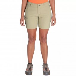 Outdoor Research Ferrosi Shorts Damen  in der Farbe Hazelwood angezogen, Ansicht von vorne