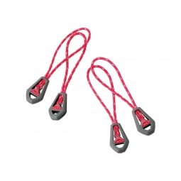 MSR Fluoreszierende Reißverschlusszüge - Universal Zipper Pulls, reflektierend, im 4er Pack