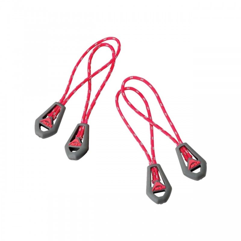 MSR Fluoreszierende Reißverschlusszüge - Universal Zipper Pulls, reflektierend, im 4er Pack MSR Fluoreszierende Reißverschlusszüge - Universal Zipper Pulls, reflektierend, im 4er Pack