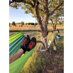 Amazonas Silk Traveller Leichthängematte - ideal auf Bikepacking Tour