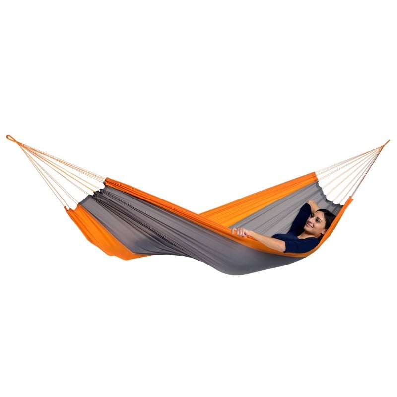 Amazonas Silk Traveller Leichthängematte - AZ-1030160 - Techno Orange-Gray Amazonas Silk Traveller Leichthängematte - AZ-1030160 - Techno Orange-Gray