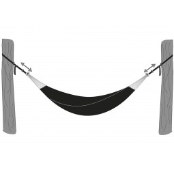 Amazonas T-Strap Hängemattenaufhängung -  AZ-3025002 - je Gurt stufenlos von 15 bis 220 cm einstellbar