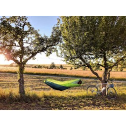 Amazonas Ultralight Microrope Hängemattenaufhängung - AZ-3027000 - im Einsatz auf Biketour