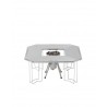 Jikaro Fire Ring Table zweite Aufbauvariante mit Grill in der Mitte