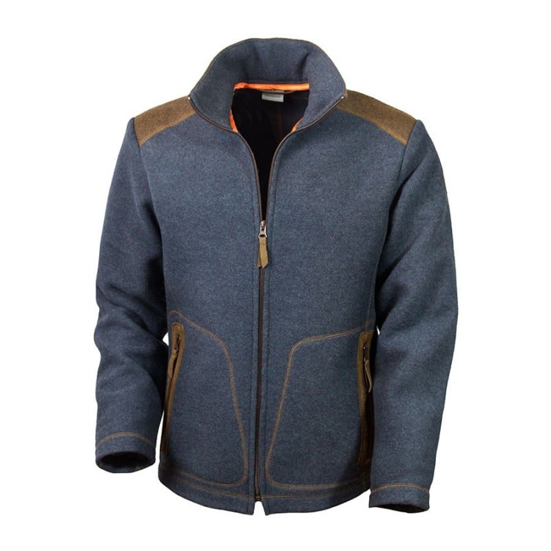 Lodenfleecejacke Urs Petrol Lodenfleecejacke Urs Petrol