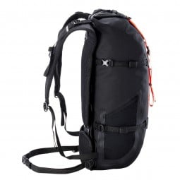 Ortlieb Atrack Bikepacking 25 Rucksack Black Matt seitlich