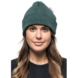 Woolpower Beanie Classic Forest Green weibliches Modell