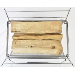 Belmont Bonfire Table Tokobi mit Holzscheiten