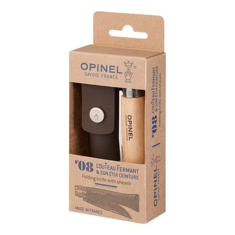 Opinel Taschenmesser mit Etui rostfrei verpackt Opinel Taschenmesser mit Etui rostfrei verpackt