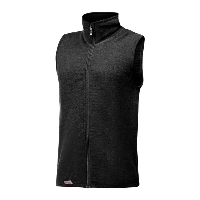 Woolpower Vest 400 in einem schlichtem Schwarz Woolpower Vest 400 in einem schlichtem Schwarz