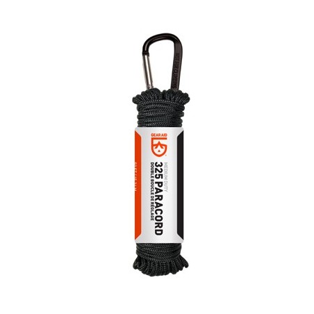 GearAid Paracord 325 15 m Schwarz