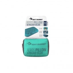 Aeros Ultralight Pillow Deluxe Sea Foam Packmaß