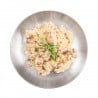 Tatonka Small Plate Edelstahlteller Camping Geschirr Beispielbild mit Mahlzeit