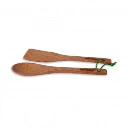 Tatonka Cooking Spoon Set beispielhaft mit Kordel fixiert (nicht enthalten)