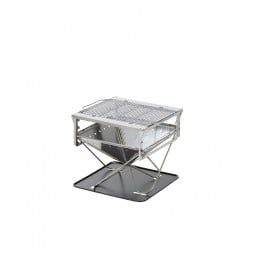 Snow Peak Snow Peak Takibi Fire & Grill Set Pack & Carry Fireplace Kit Größe L aufgebaut