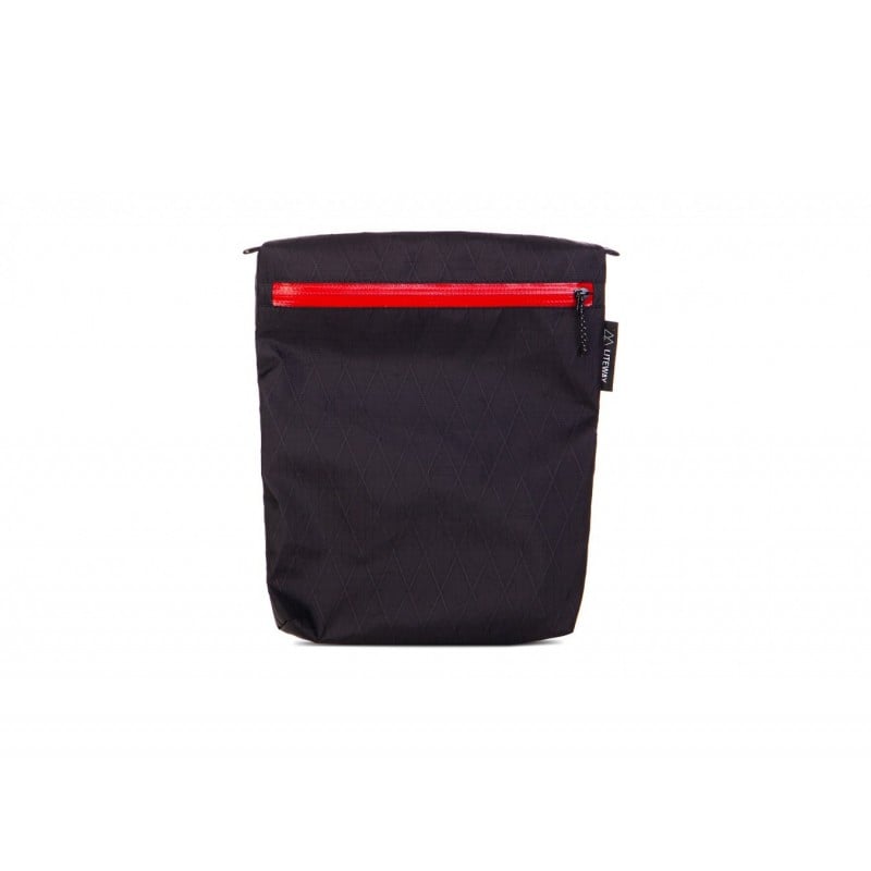 Liteway Pokkie Max Tasche mit rotem Reißverschluss