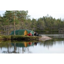 Hilleberg Kaitum 4 GT Zelt Grün am See