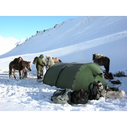 Hilleberg Keron 3 Zelt Grün im Einsatz